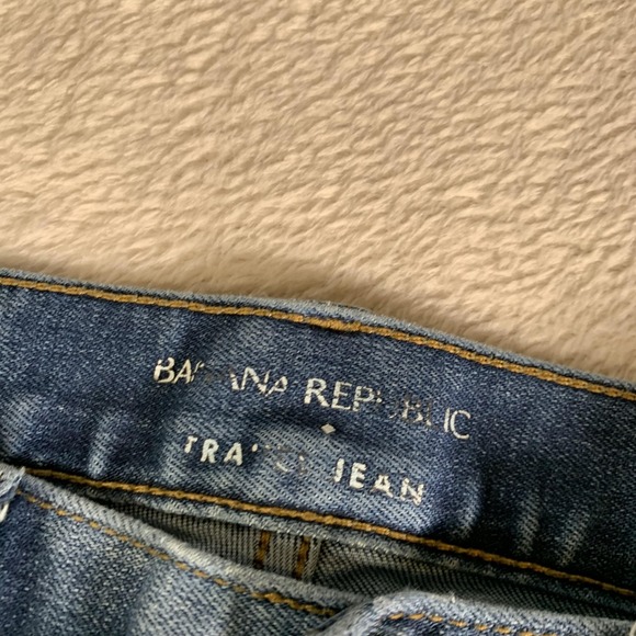 Banana Republic Jeans Mens 30x30(30x29) Light Wash Slim Fit Travel Stretch Denim - Picture 4 of 13